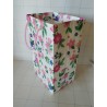 Bolsa forrada con papel de china impreso