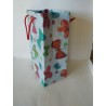 Bolsa forrada con papel de china impreso