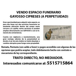 Lote en panteón Los Cipreses