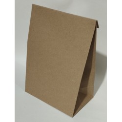 Bolsa en papel kraft sin cordón.