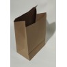 Bolsa en papel kraft sin cordón.