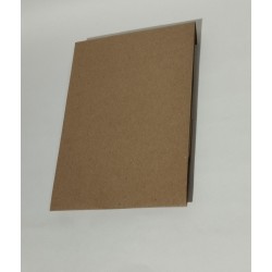 Bolsa en papel kraft sin cordón.